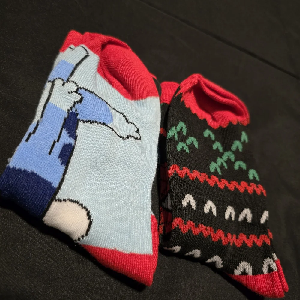 Bluey Marvel Spiderman Christmas Socks Kids Stocking‎ Stuffer NWT Size 9-2.5